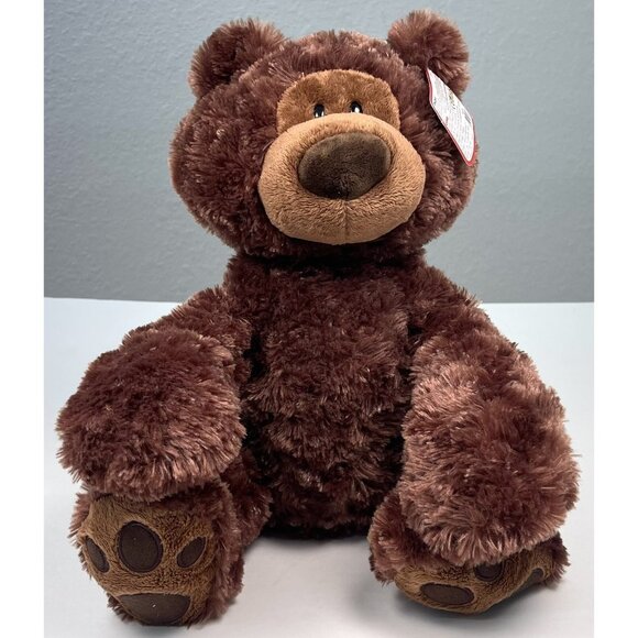 GUND 17" Brown Teddy Bear PHILBIN Plush Stuffed Animal Toy 6047541 NWT NEW - Picture 1 of 8